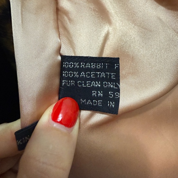 Rabbit fur jacket - Picture 7 of 8